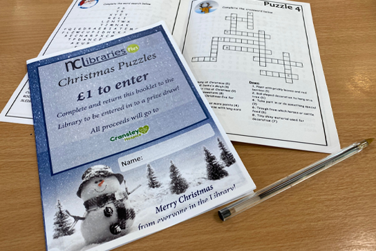 Library Christmas puzzle booklet