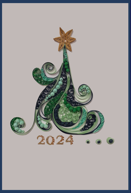 Christmas card design by Davia Dzirkiene