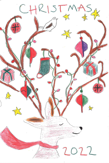 Christmas Card library choice winner - Laura Ward