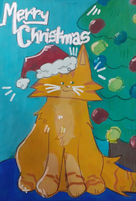 Christmas card design by Karolina Pohila